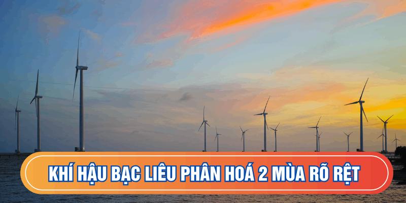 Khí hậu địa phương theo 2 mùa