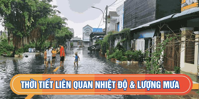 Thời tiết Bạc Liêu liên quan về nhiệt độ và lượng mưa