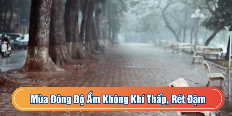 Mùa đông độ ẩm không khí thấp, rét đậm