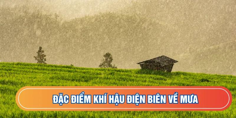 Đặc điểm khí hậu Điện Biên về mưa