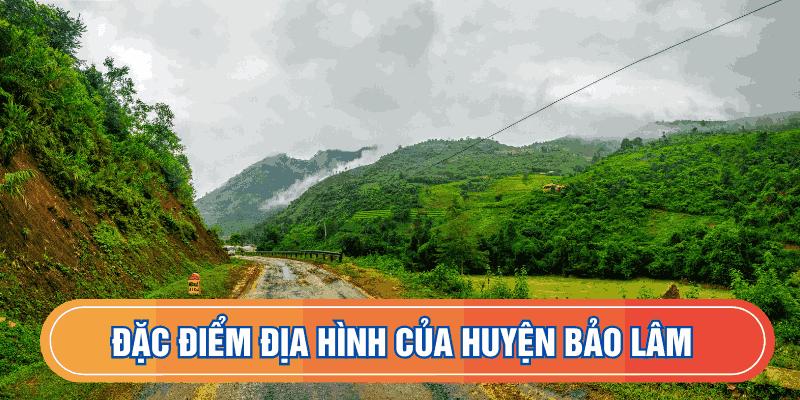 Đặc điểm địa hình của khu vực