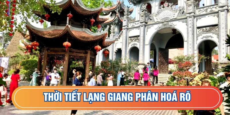 Thời tiết huyện Lạng Giang phân mùa rõ rệt