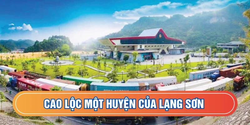 Cao Lộc một huyện của Lạng Sơn