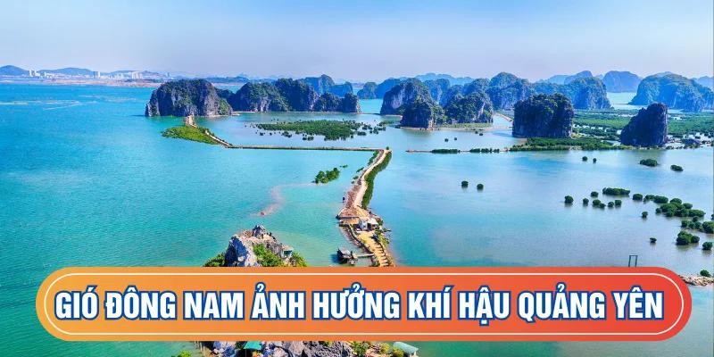 Gió Đông Nam gây mưa nhiều
