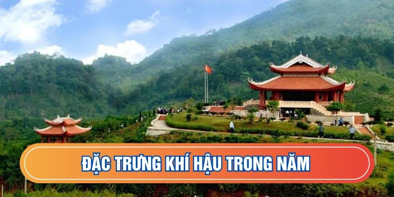 Đặc trưng khí hậu Định Hoá trong năm