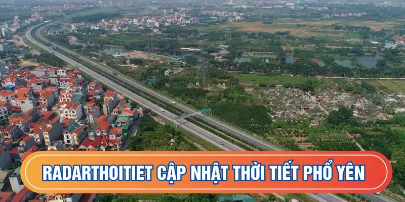 Radarthoitiet cập nhật thời tiết Phổ Yên miễn phí