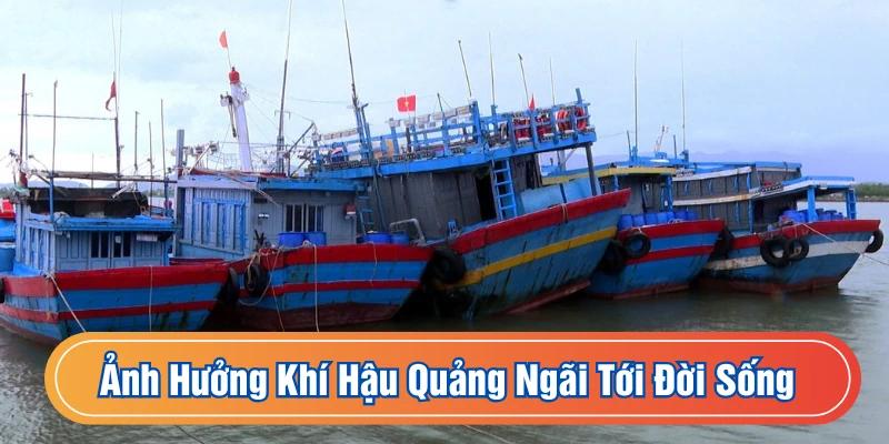 Mưa bão khiến tàu thuyền không thể ra khơi